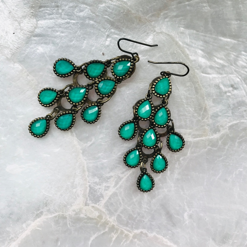 Turquoise dangling earrings